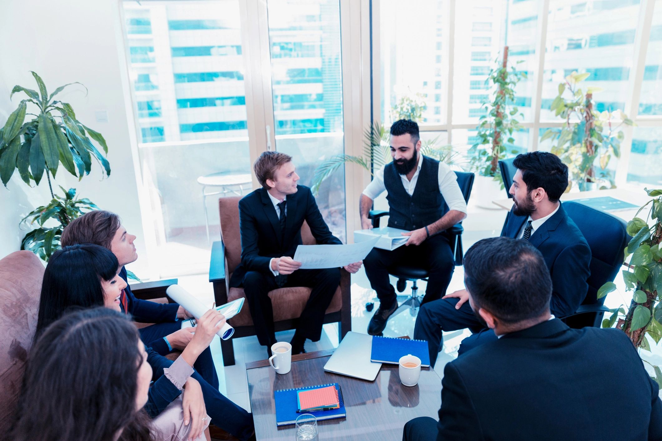 Business professional in a corporate setting